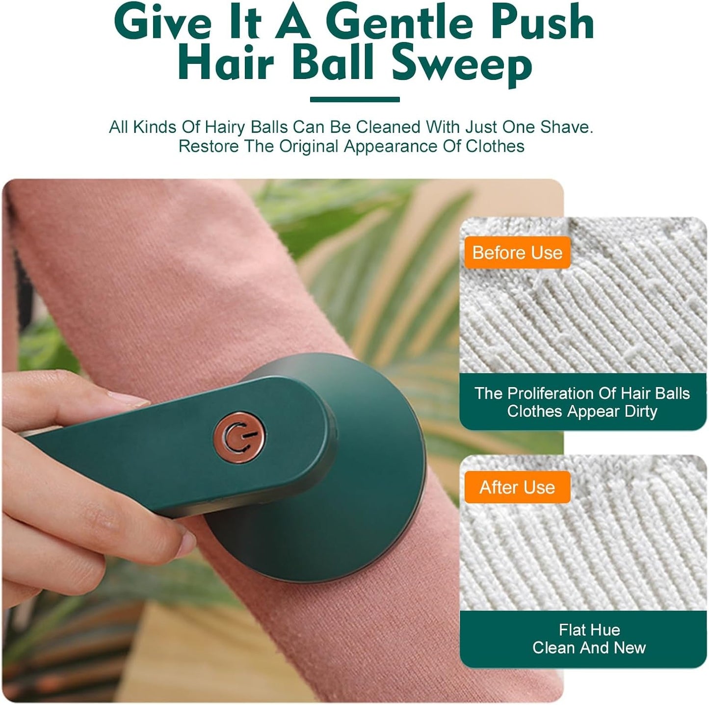 Electric Lint Remover Rechargeable, Portable Lint Remover, Pill Fuzz Remover, Fabric Shaver with Effective Shaver